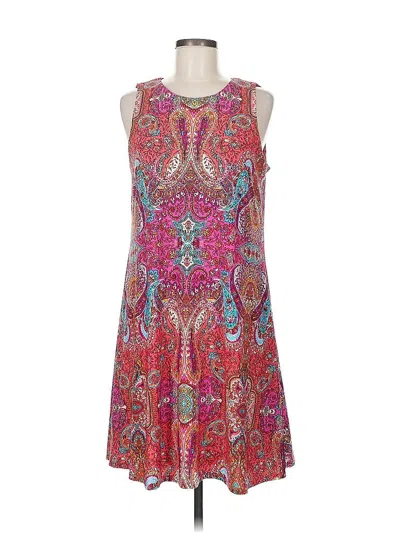 Pre-owned Anne Klein Cocktail Dress In Pink