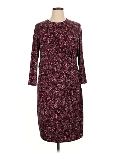 Pre-owned Anne Klein Cocktail Dress In Purple
