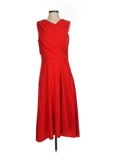 Pre-owned Anne Klein Cocktail Dress In Red