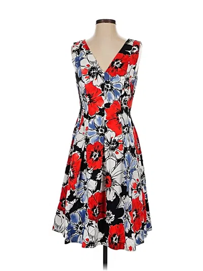 Pre-owned Anne Klein Cocktail Dress In Red