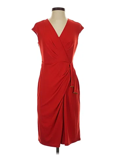 Pre-owned Anne Klein Cocktail Dress In Red