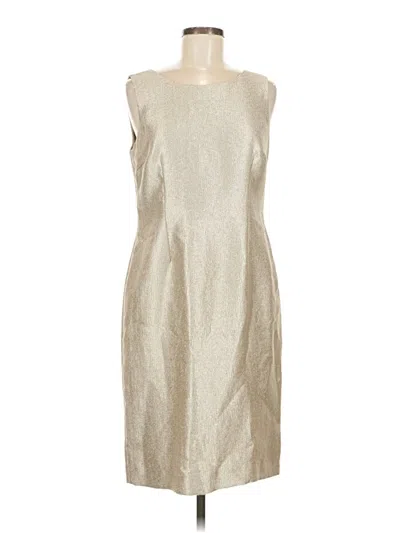 Pre-owned Anne Klein Cocktail Dress In Silver