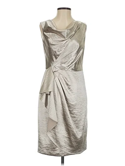 Pre-owned Anne Klein Cocktail Dress In Silver