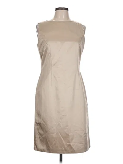 Pre-owned Anne Klein Cocktail Dress In Tan