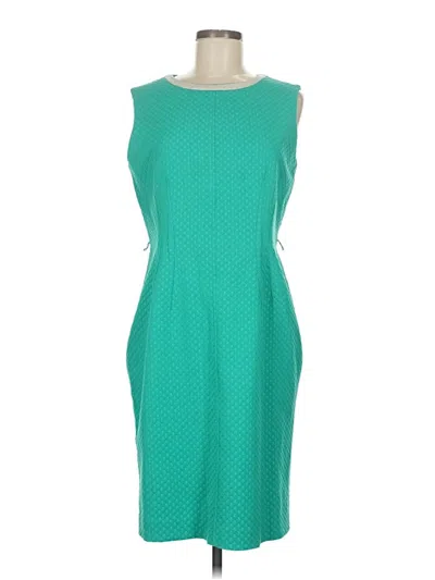 Pre-owned Anne Klein Cocktail Dress In Teal
