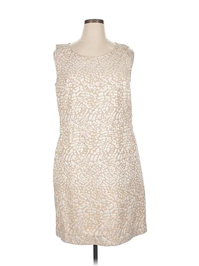 Pre-owned Anne Klein Cocktail Dress In White