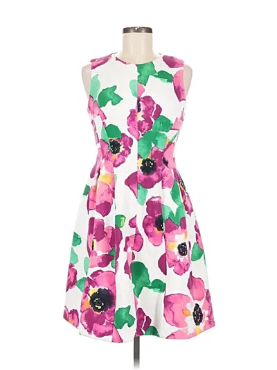 Pre-owned Anne Klein Cocktail Dress In White