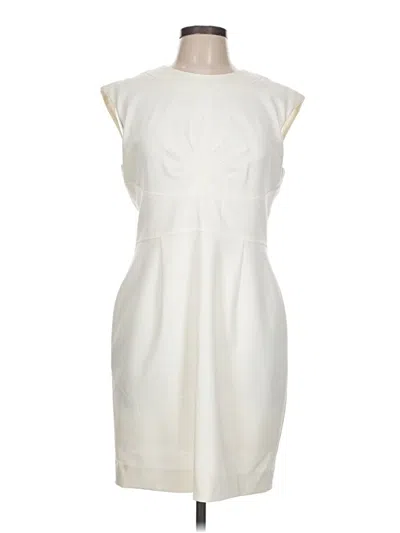 Pre-owned Anne Klein Cocktail Dress In White