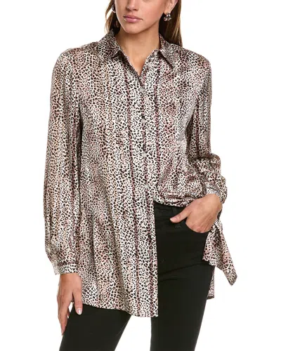 Anne Klein Collared Shirt In White