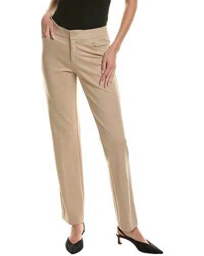 Anne Klein Compression Bootleg Pant In Brown