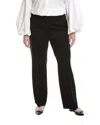 Anne Klein Compression Pull-on Slash Pocket Trouser In Black