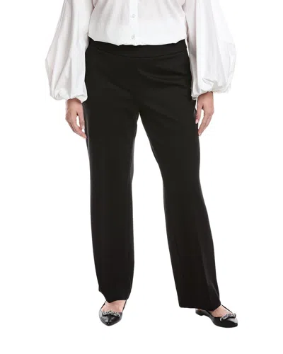 Anne Klein Compression Pull-on Slash Pocket Trouser In Black