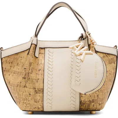 Anne Klein Cork Mini Tote With Card Wallet