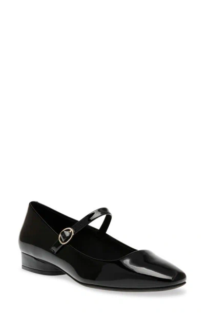 Anne Klein Cosette Mary Jane In Black Patent