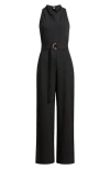 Anne Klein Women's Cowlneck Wide-leg Jumpsuit In Black