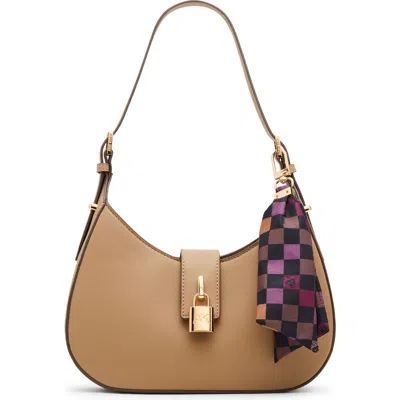 Anne Klein Curved Shoulder Bag In Brown