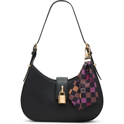 Anne Klein Curved Shoulder Bag In Black
