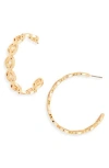 Anne Klein Cutout Hoop Earrings In Gold