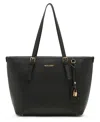 Anne Klein Double Strap Medium Perfect Tote Bag In Black