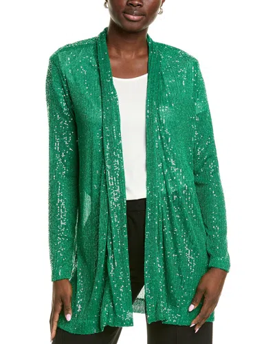 ANNE KLEIN DRAPE FRONT CARDIGAN