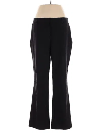 Pre-owned Anne Klein Dress Pants In Black