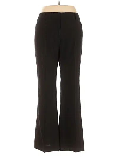 Pre-owned Anne Klein Dress Pants In Black