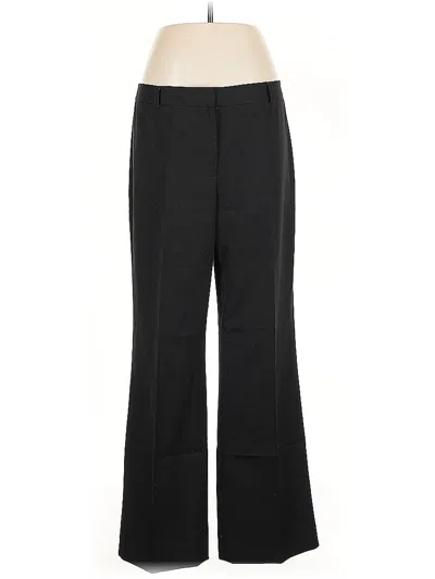 Pre-owned Anne Klein Dress Pants In Black