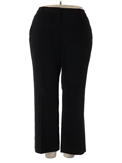 Pre-owned Anne Klein Dress Pants In Black