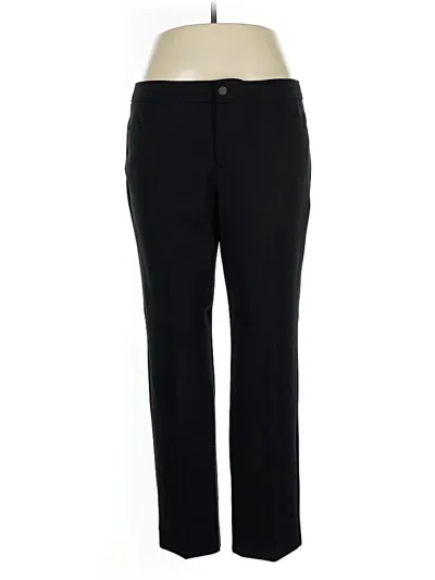 Pre-owned Anne Klein Dress Pants In Black