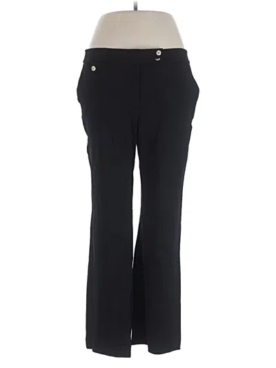 Pre-owned Anne Klein Dress Pants In Black