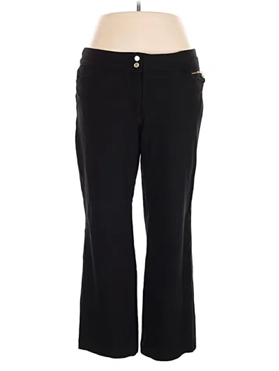 Pre-owned Anne Klein Dress Pants In Black