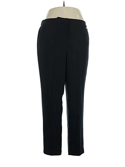 Pre-owned Anne Klein Dress Pants In Black