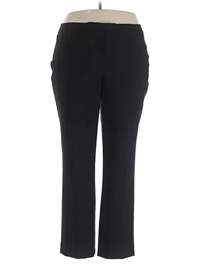 Pre-owned Anne Klein Dress Pants In Black