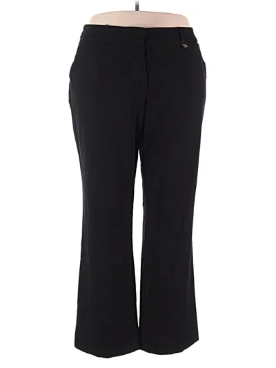 Pre-owned Anne Klein Dress Pants In Black