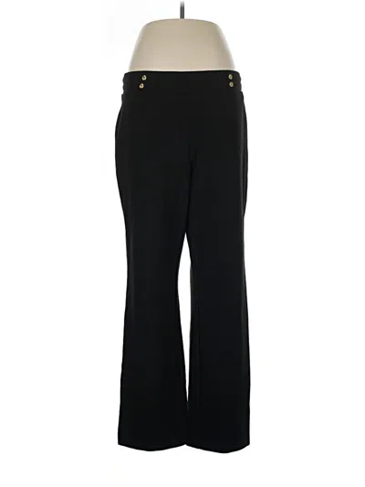 Pre-owned Anne Klein Dress Pants In Black