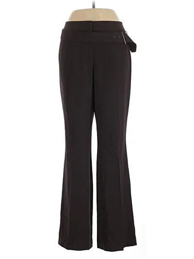 Pre-owned Anne Klein Dress Pants In Black