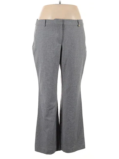 Pre-owned Anne Klein Dress Pants In Gray