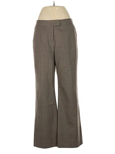 Pre-owned Anne Klein Dress Pants In Gray