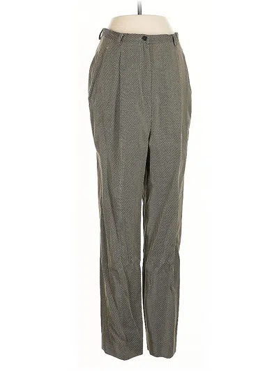 Pre-owned Anne Klein Dress Pants In Gray