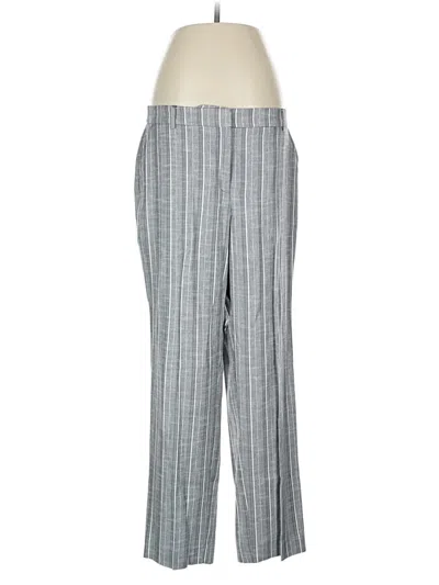 Pre-owned Anne Klein Dress Pants In Gray