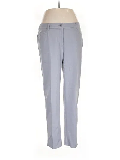 Pre-owned Anne Klein Dress Pants In Gray