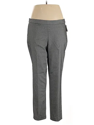 Anne Klein Dress Pants In Gray