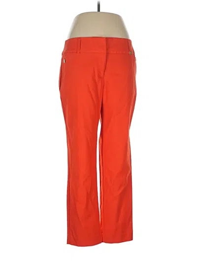 Pre-owned Anne Klein Dress Pants In Orange