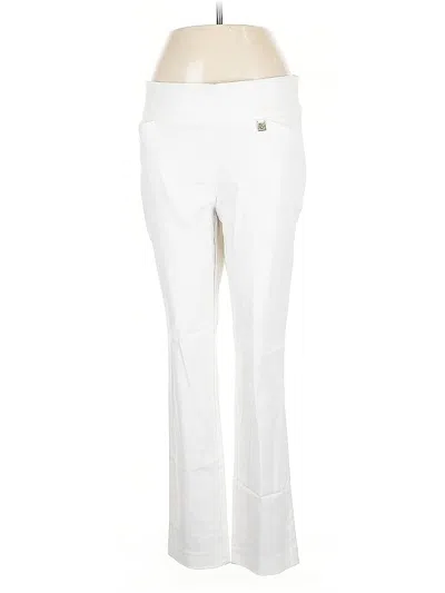 Pre-owned Anne Klein Dress Pants In White