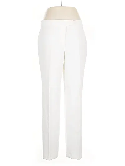 Pre-owned Anne Klein Dress Pants In White