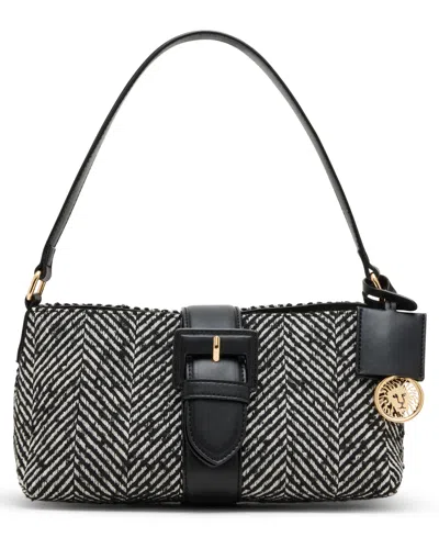 Anne Klein East West Small Shoulder Bag In Black