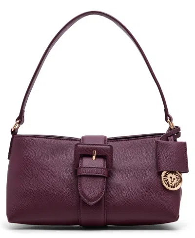 Anne Klein East West Small Shoulder Bag In Purple