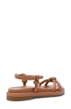 Anne Klein Elisabeth Ankle Strap Sandal In Coffee