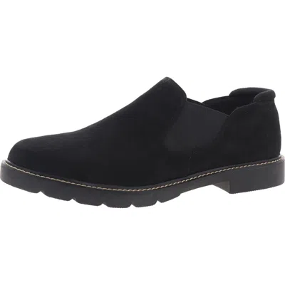 Anne Klein Eliza Womens Padded Insole Faux Suede Loafers