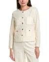 Anne Klein Embroidered Jacket In Neutral